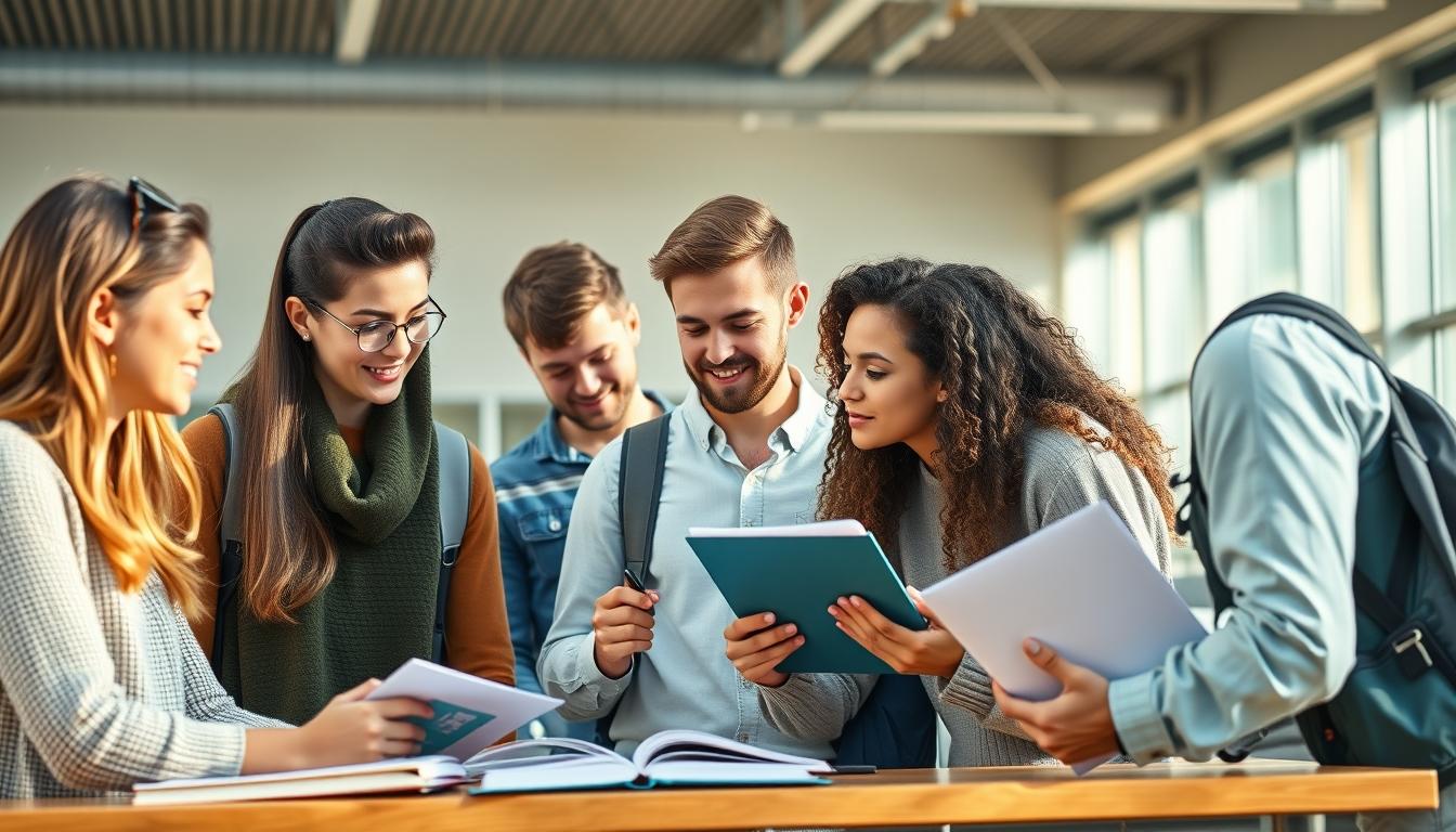 University campus and academic environment in Paris